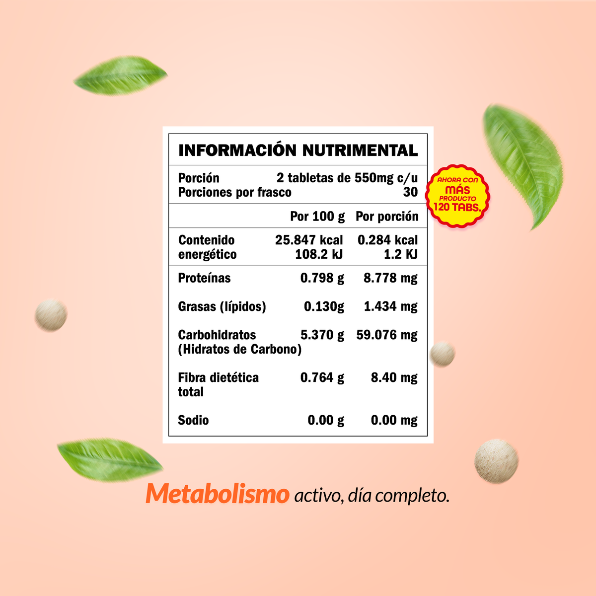 Bromelina y Goji Mix 120 Tabletas