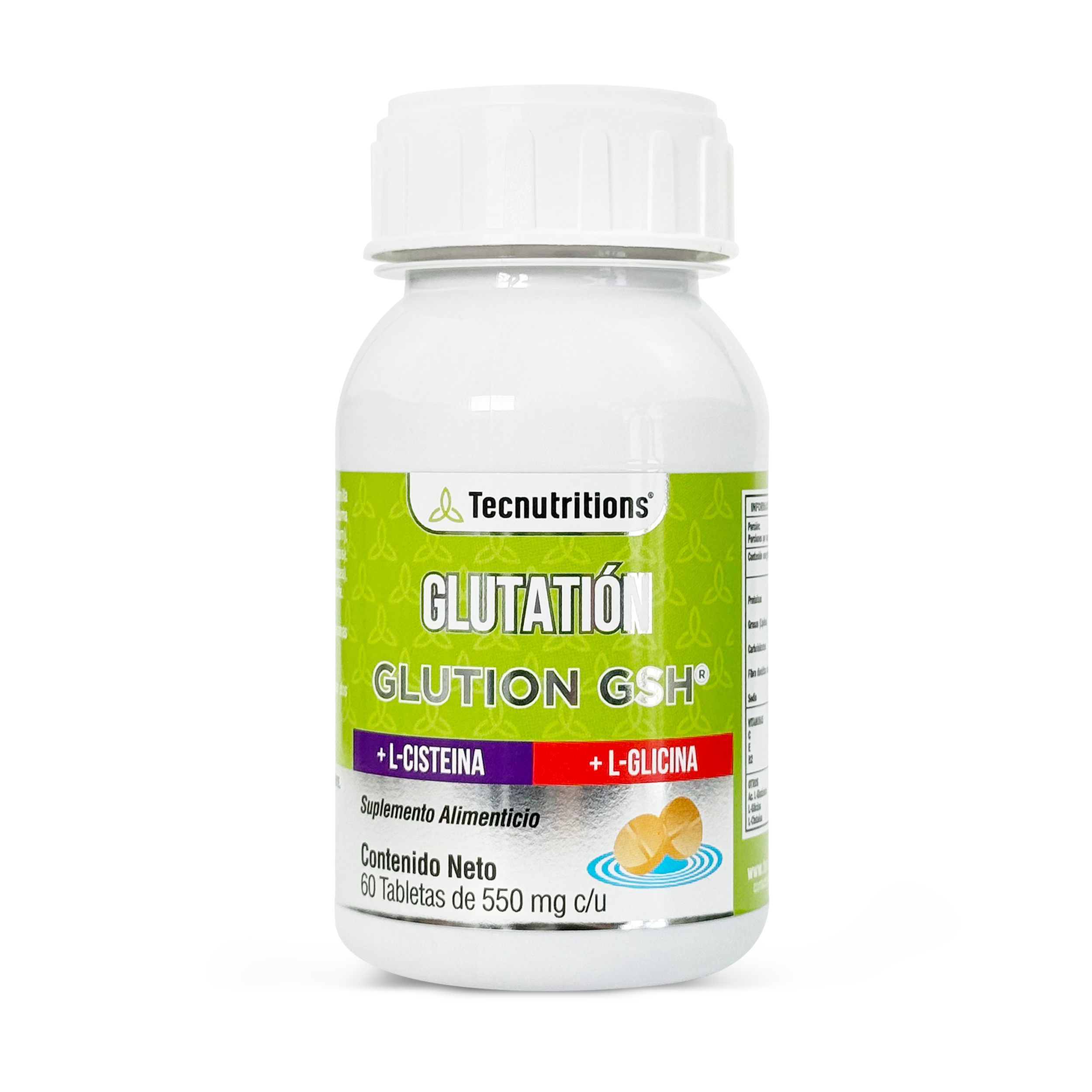 Food supplement with amino acids and antioxidants, Glution GSH, 60 tab