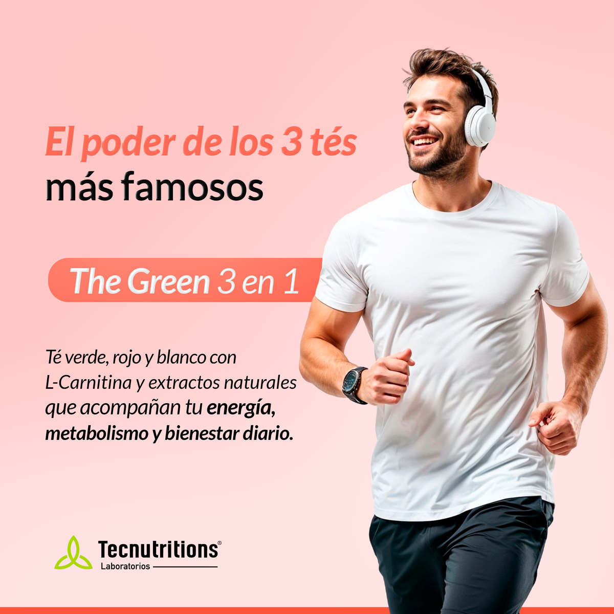 Food supplement with antioxidants, fibers and vitamins, The Green 3 in 1, 60 tabl