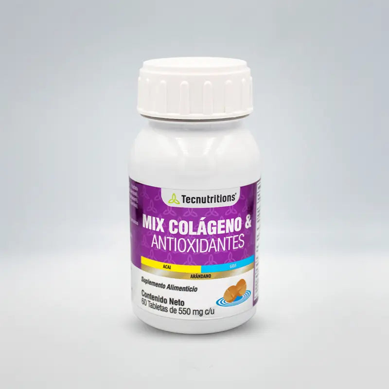 Food Supplement with hydrolyzed collagen, vitamins, minerals and antioxidants, Mix Collagen and Antioxidants, 60 tabl