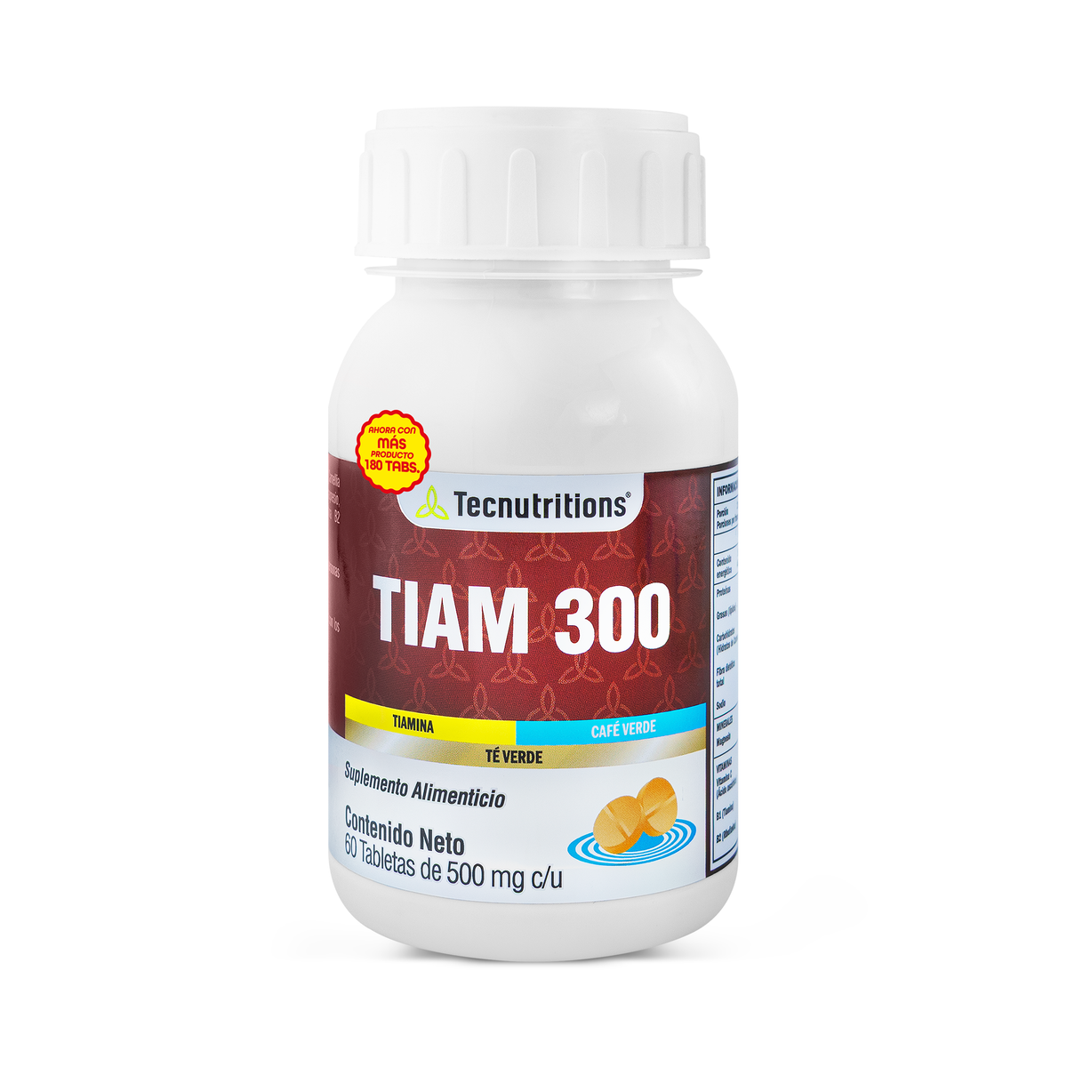 Food supplement with vitamins, minerals and antioxidants, Tiam 300, 60 tabl