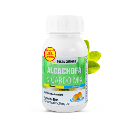 Food supplement with vitamins, amino acids and antioxidants, Artichoke and Thistle Mix, 60 tabl