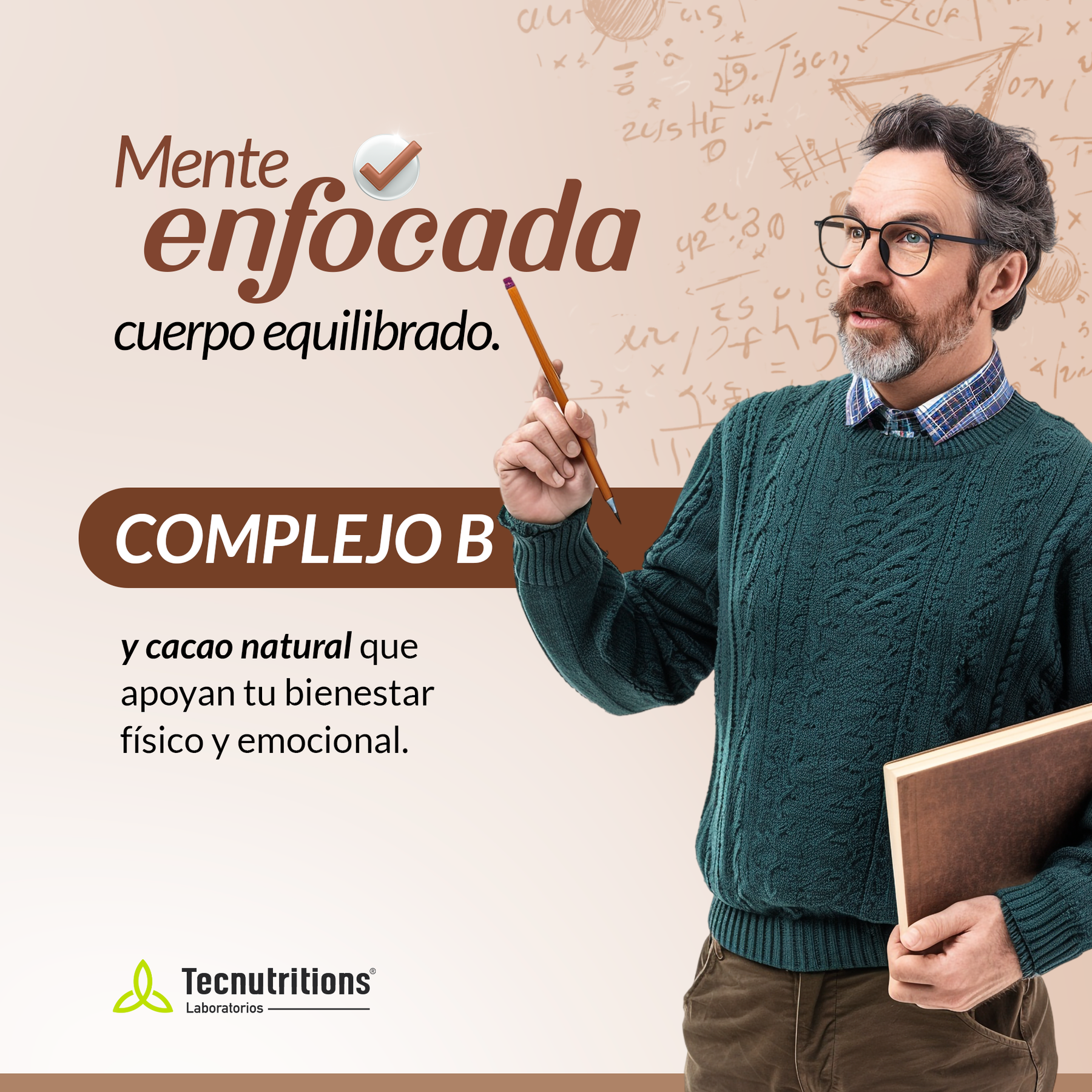 Comp B y Cacao Complex 120 Tabletas