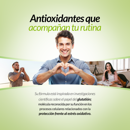 Glution GSH Glutatión 120 Tabletas