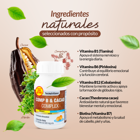 Comp B y Cacao Complex 120 Tabletas