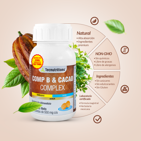 Comp B y Cacao Complex 120 Tabletas