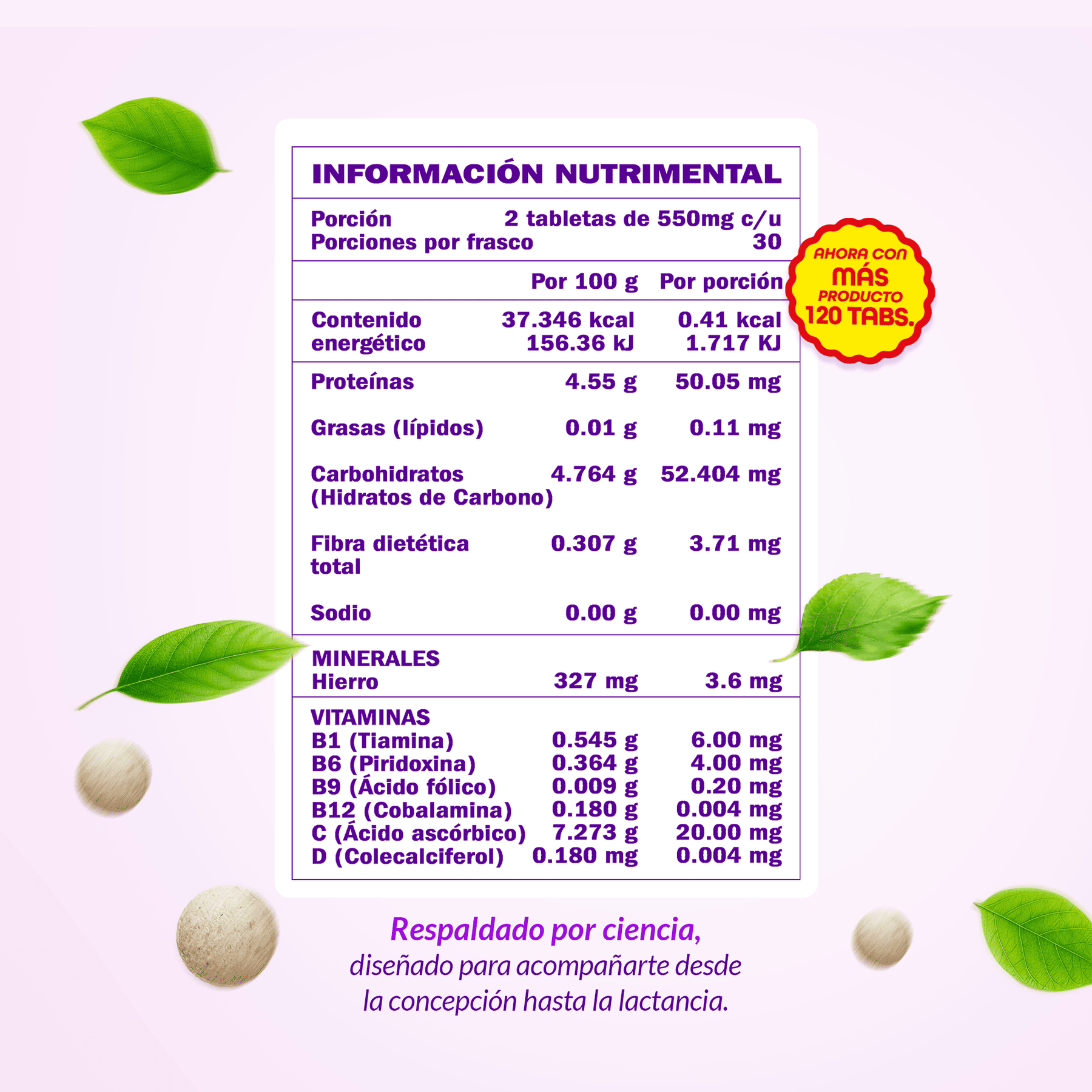 9M Complex 120 tabletas