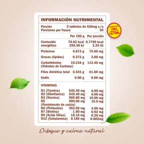 Comp B y Cacao Complex 120 Tabletas