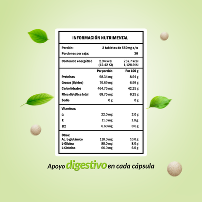 Food supplement with amino acids and antioxidants, Glution GSH, 60 tabl