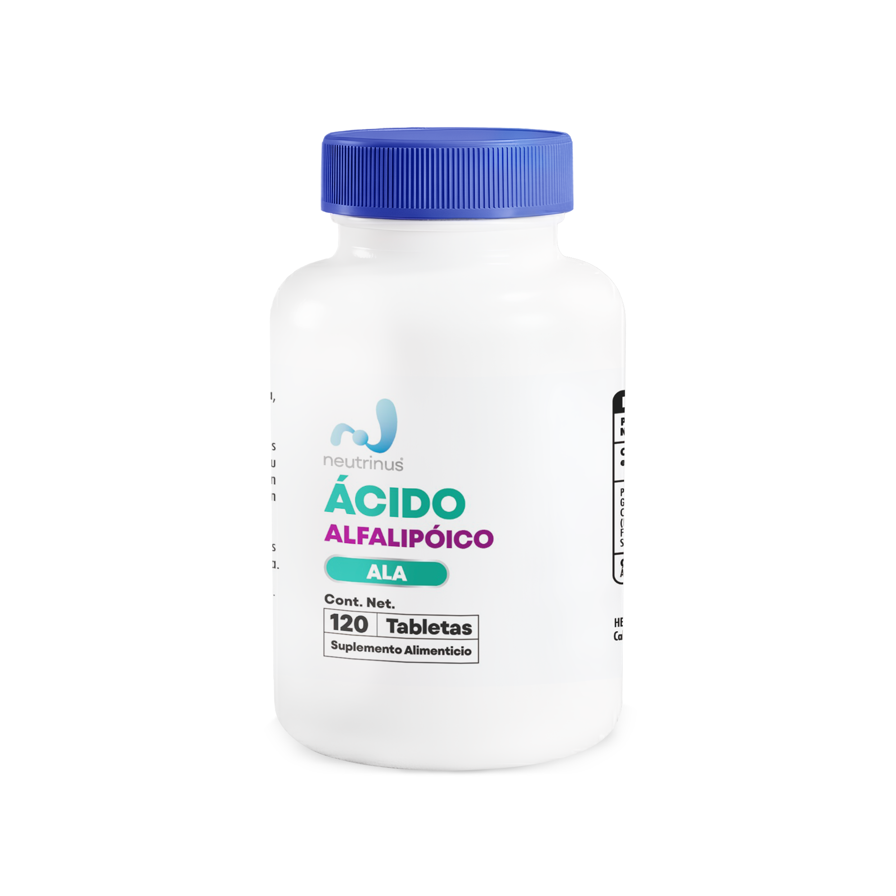 Ácido Alfa Lipoico – Antioxidante y Energía Celular | Neutrinus Plus 120 Tabletas