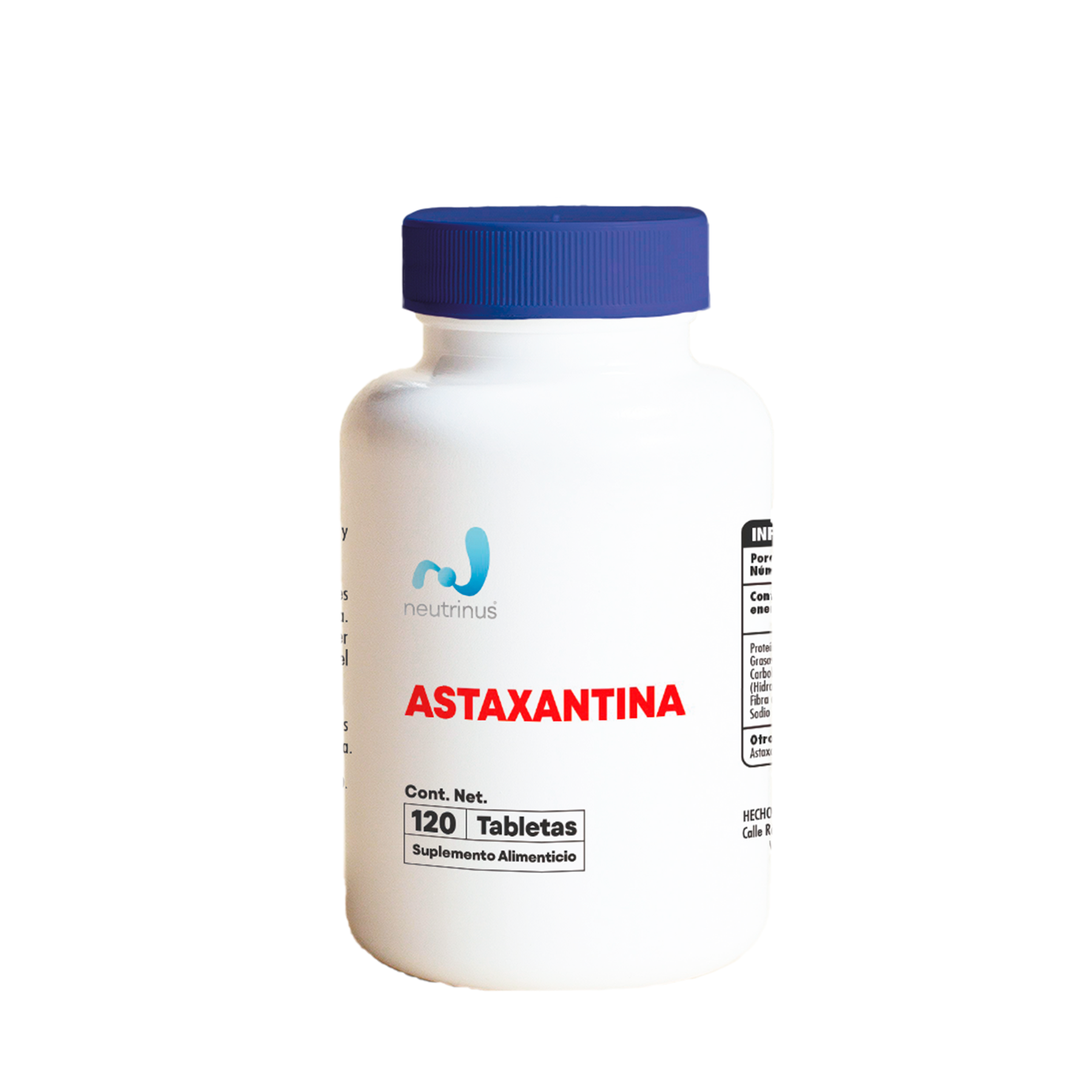 Astaxantina – Antioxidante Premium y Cuidado de la Piel | Neutrinus Plus 120 Tabletas