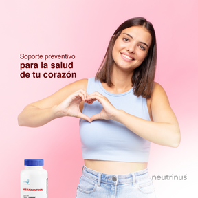 Astaxantina – Antioxidante Premium y Cuidado de la Piel | Neutrinus Plus 120 Tabletas