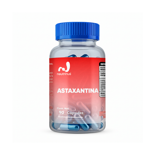 Astaxantina – Antioxidante y Cuidado de la Piel | Neutrinus Plus 90 Cápsulas