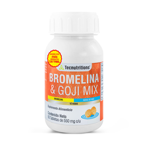 Bromelina y Goji Mix 120 Tabletas