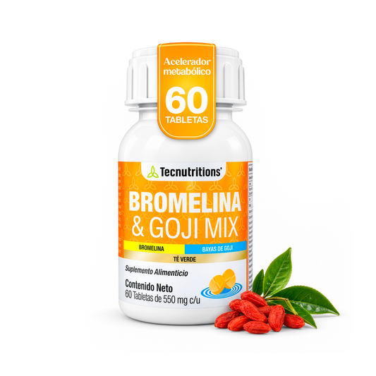 Bromelina y Goji Mix