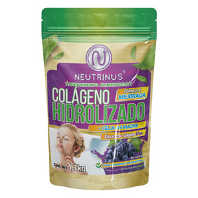 Colágeno Hidrolizado Con Células Madre Sabor Uva