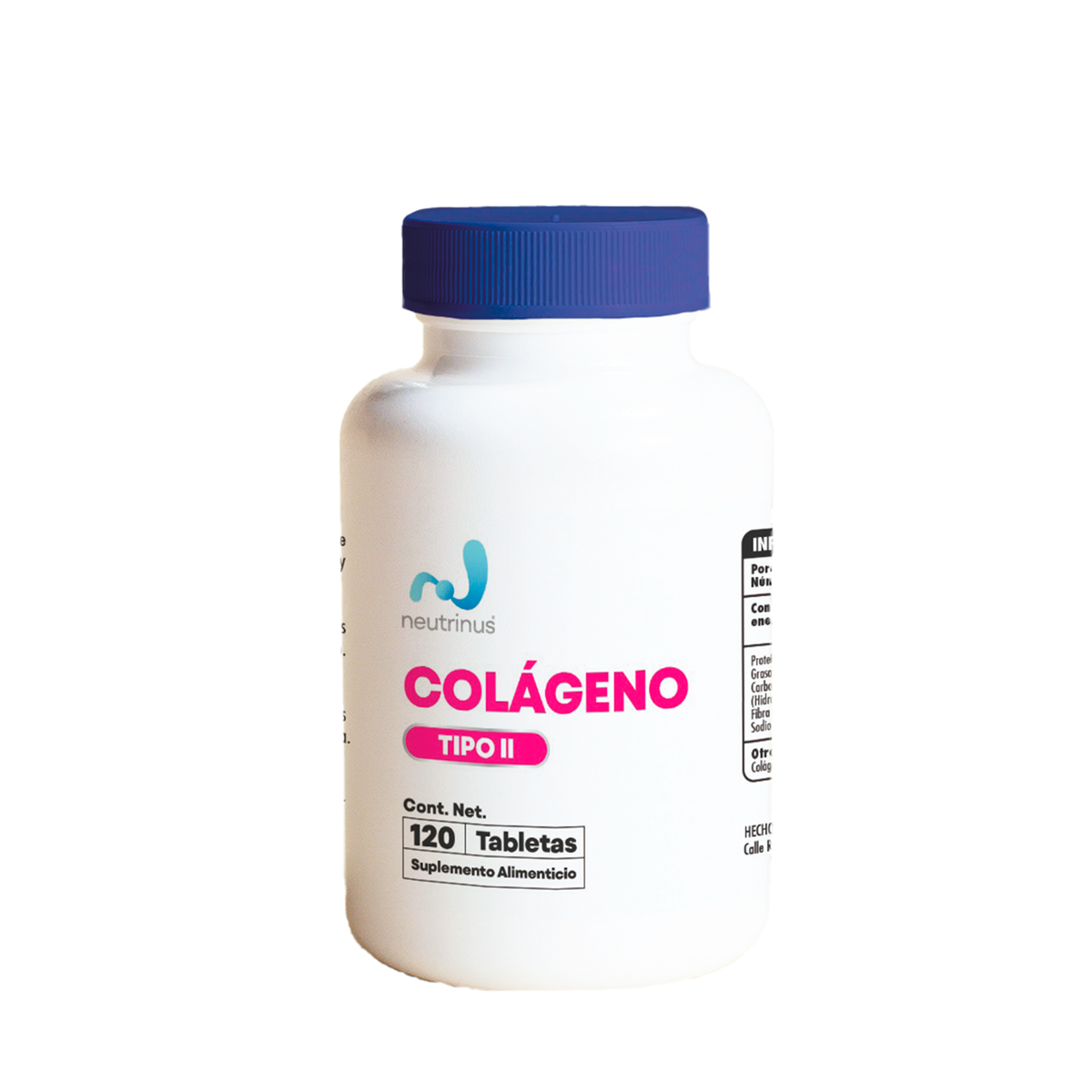 Colágeno Tipo II – Articulaciones y Flexibilidad | Neutrinus Plus 120 Tabletas