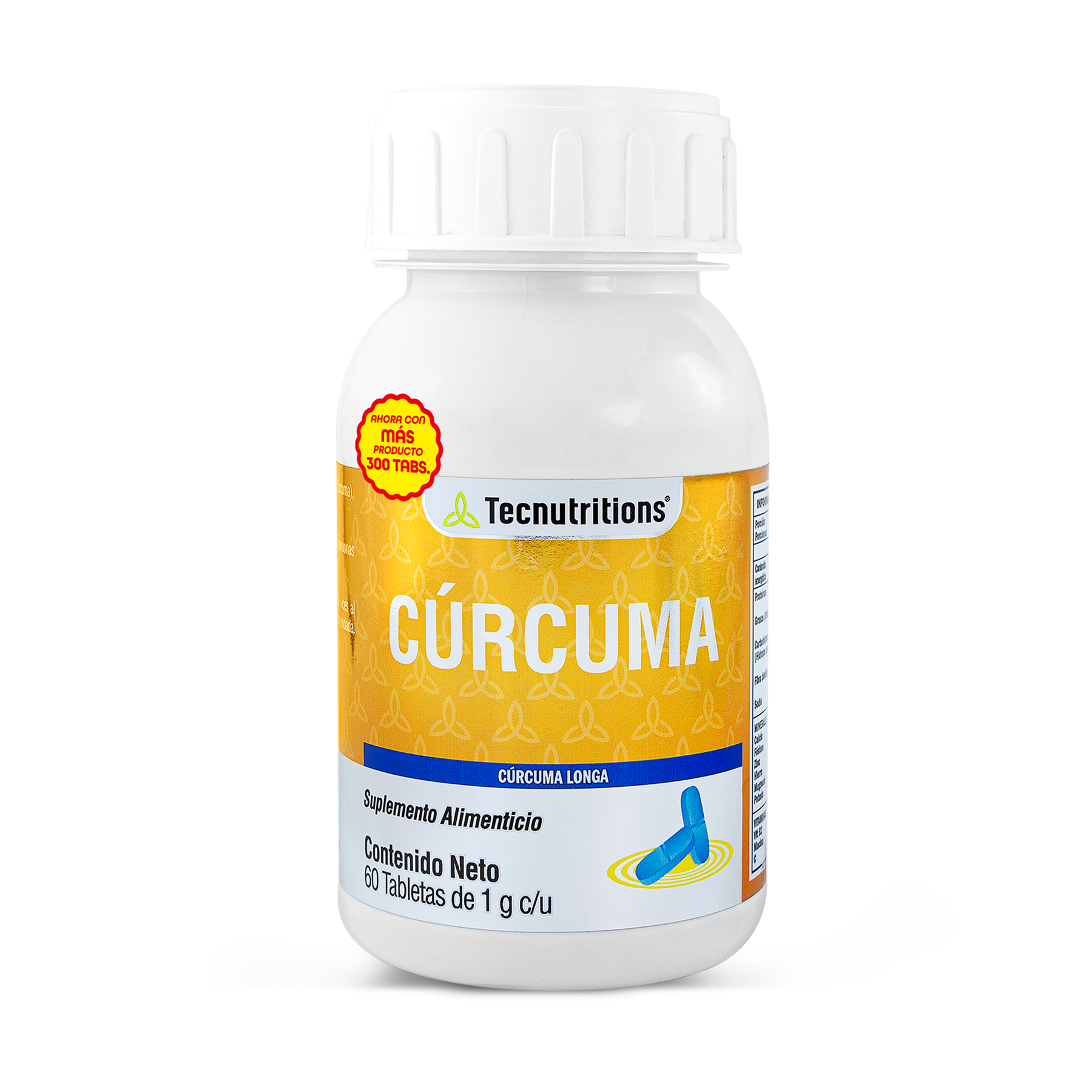 Cúrcuma 300 Tabletas