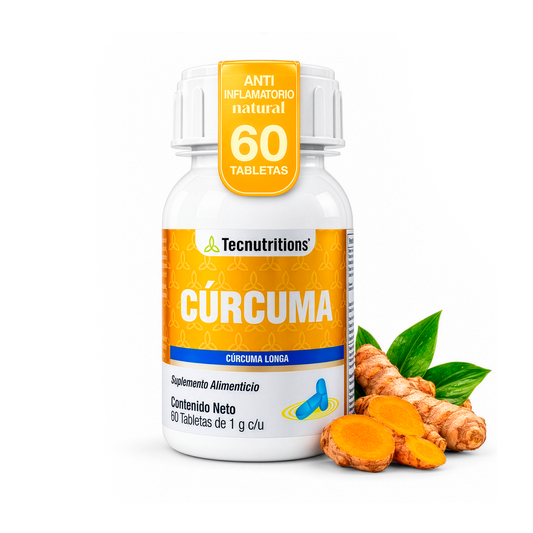 Cúrcuma – Antioxidante y Bienestar Digestivo | Tecnutritions 60 Tabletas