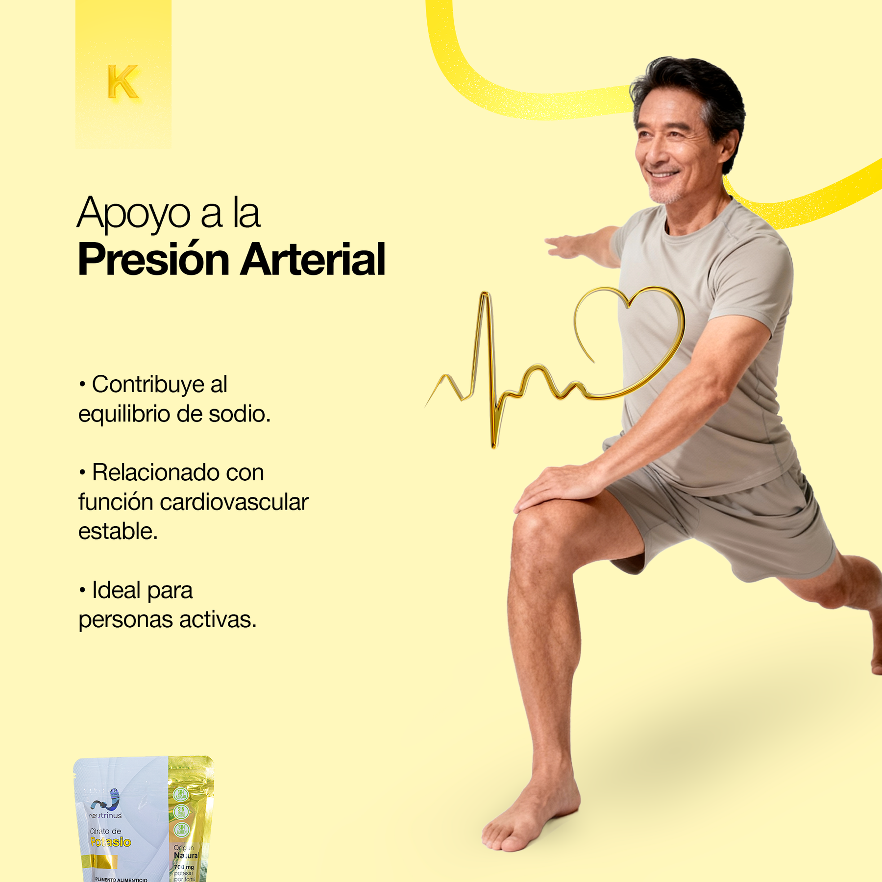 Citrato de Potasio Sabor Limon