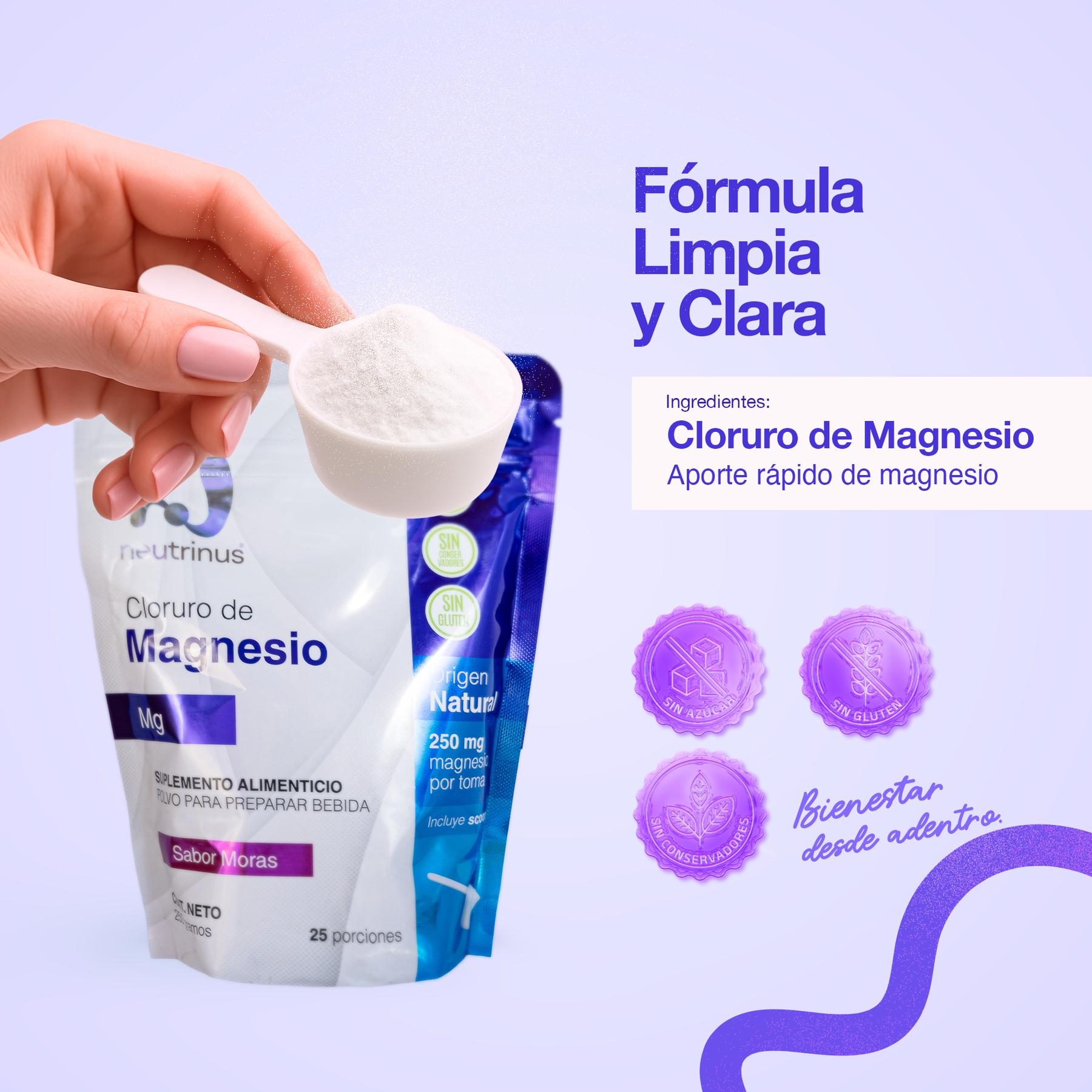 Cloruro de Magnesio Sabor Moras