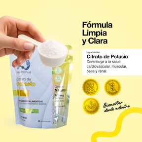 Citrato de Potasio Sabor Limon