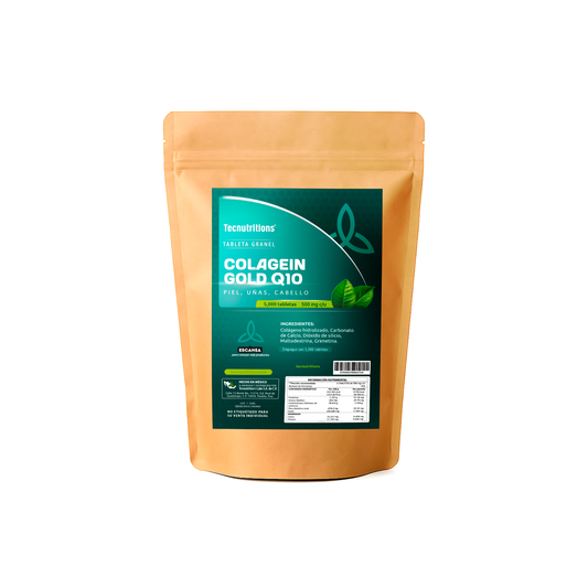 Tableta Granel Colagein Gold Q10 Piel, Uñas, Cabello
