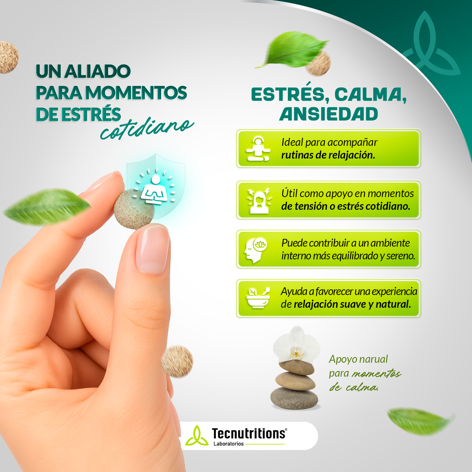 Tableta Granel Estrés, Calma, Ansiedad