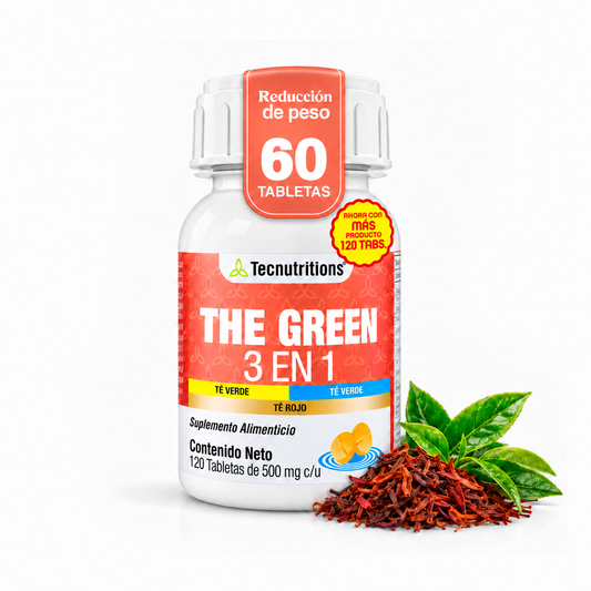 The Green 3 en 1 - 120 Tabletas