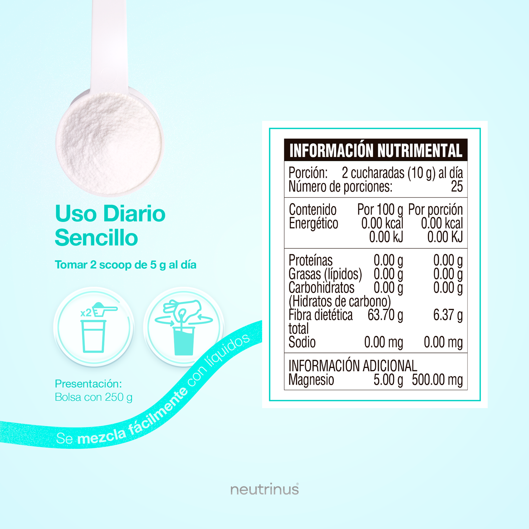 Glicinato de Magnesio Sabor Arandano