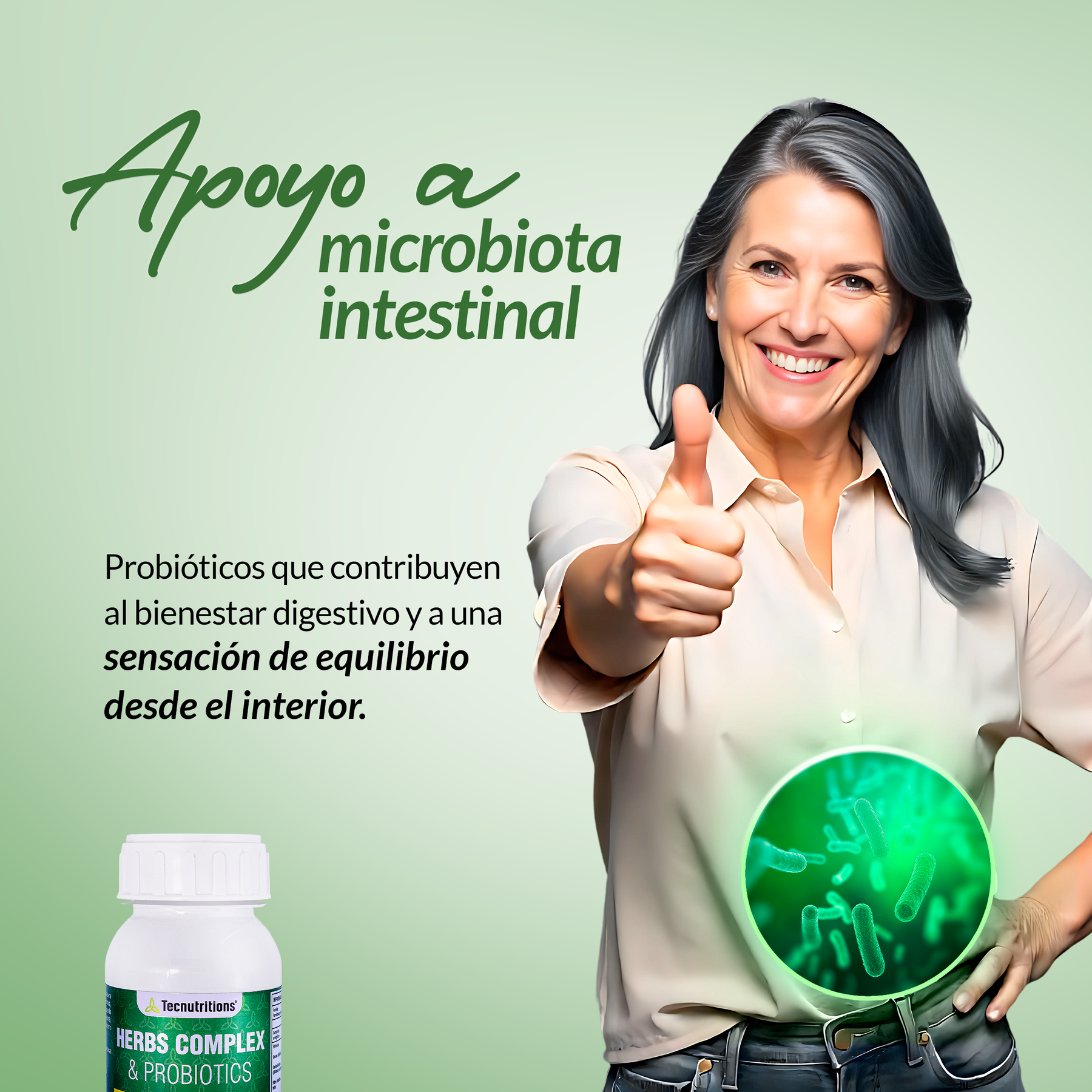 Food supplement with vitamins, probiotics and antioxidants, Herb Complex and probiotics, 60 tabl