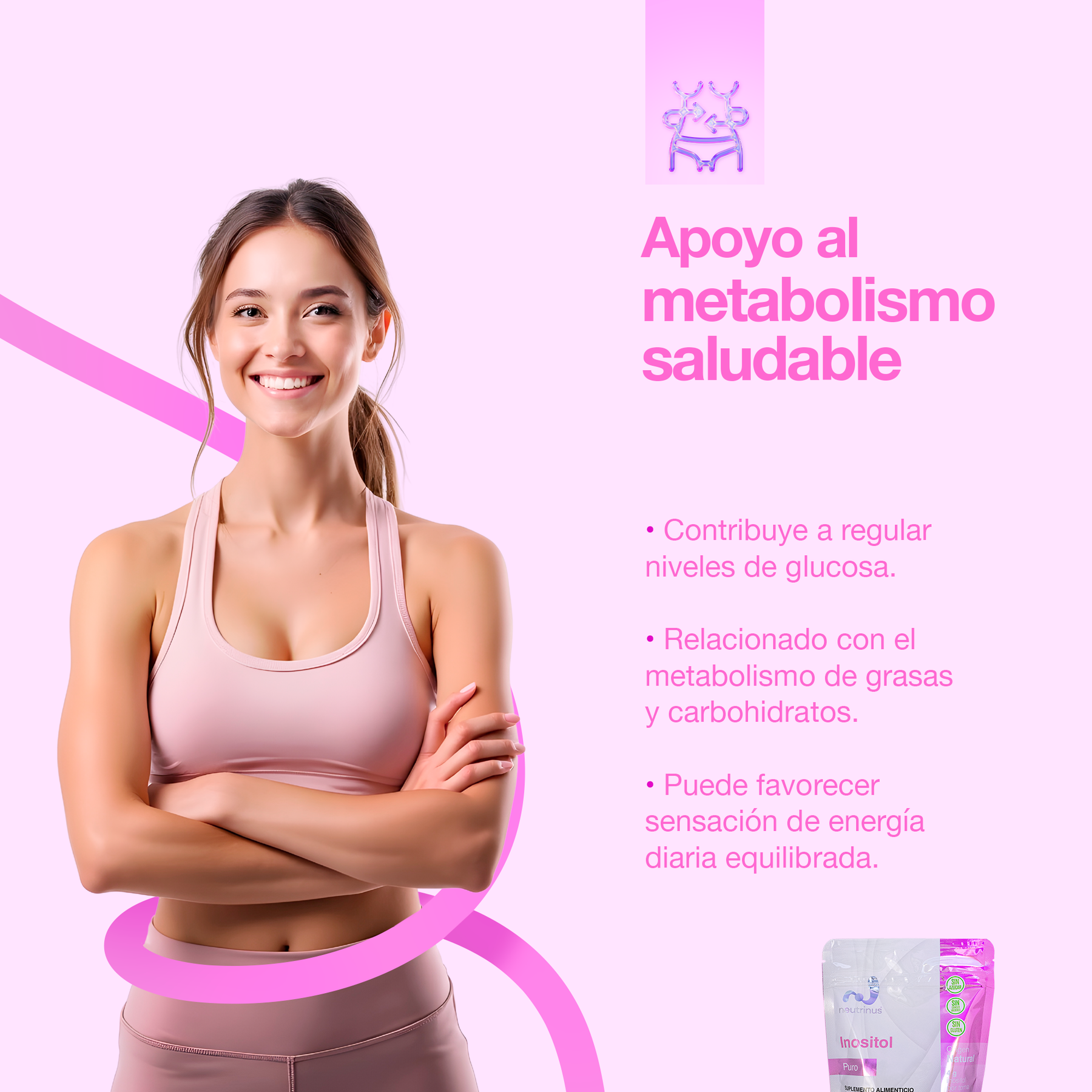 Inositol Puro 250 g – Bienestar Mental y Equilibrio del Sistema Nervioso