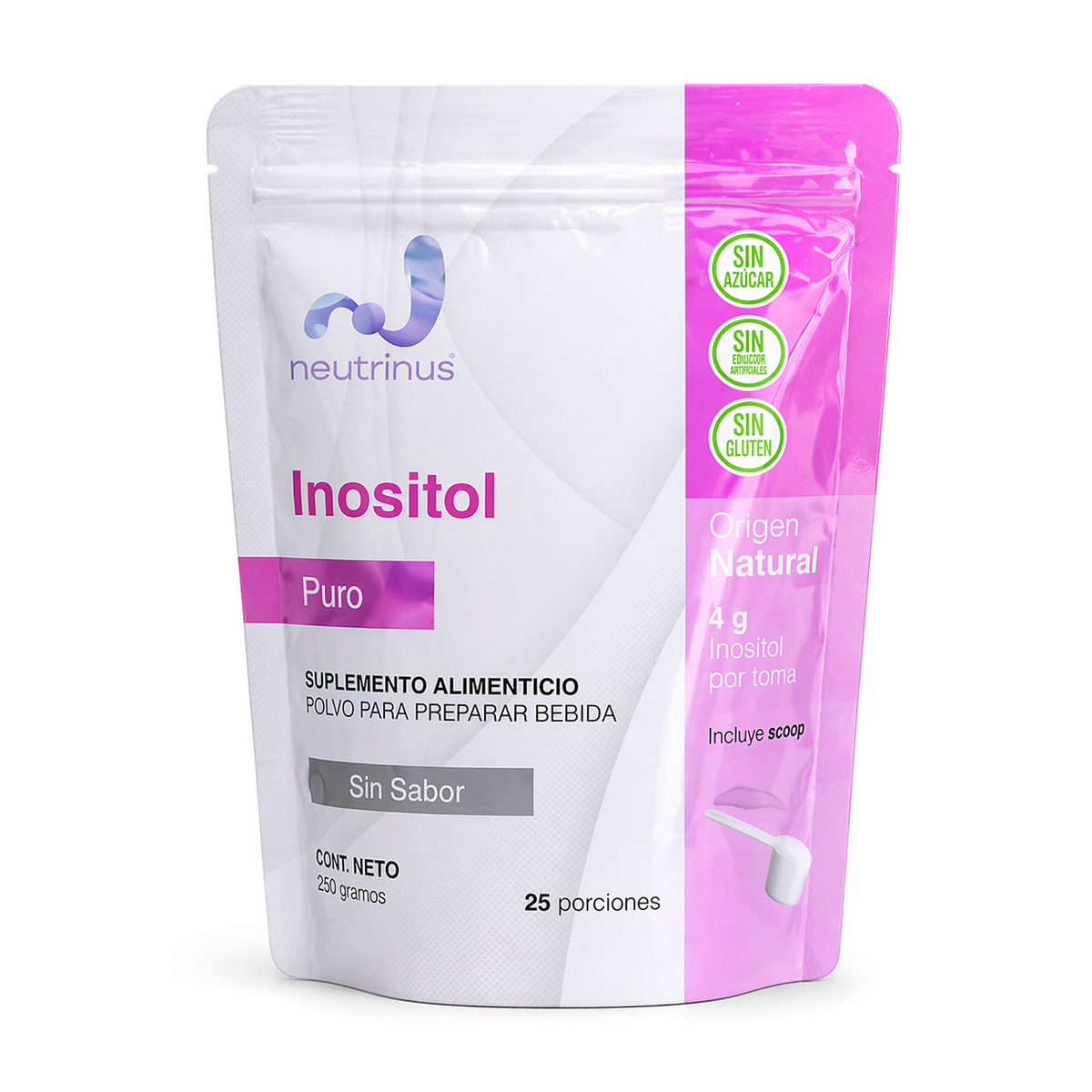 Inositol Puro 250 g – Bienestar Mental y Equilibrio del Sistema Nervioso