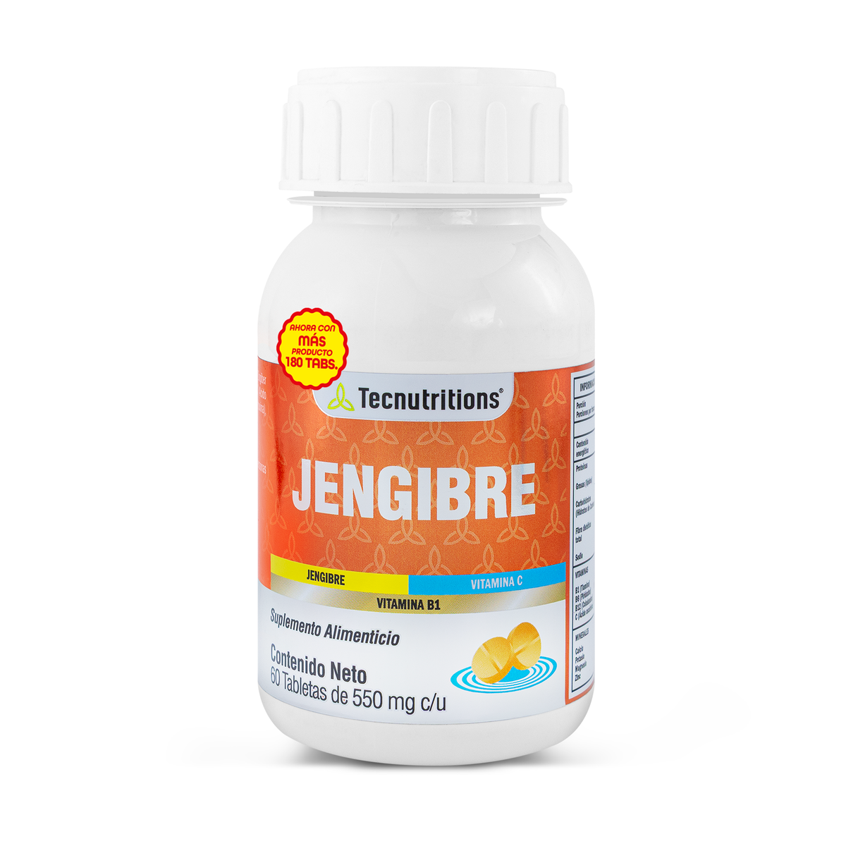 Jengibre 180 Tabletas