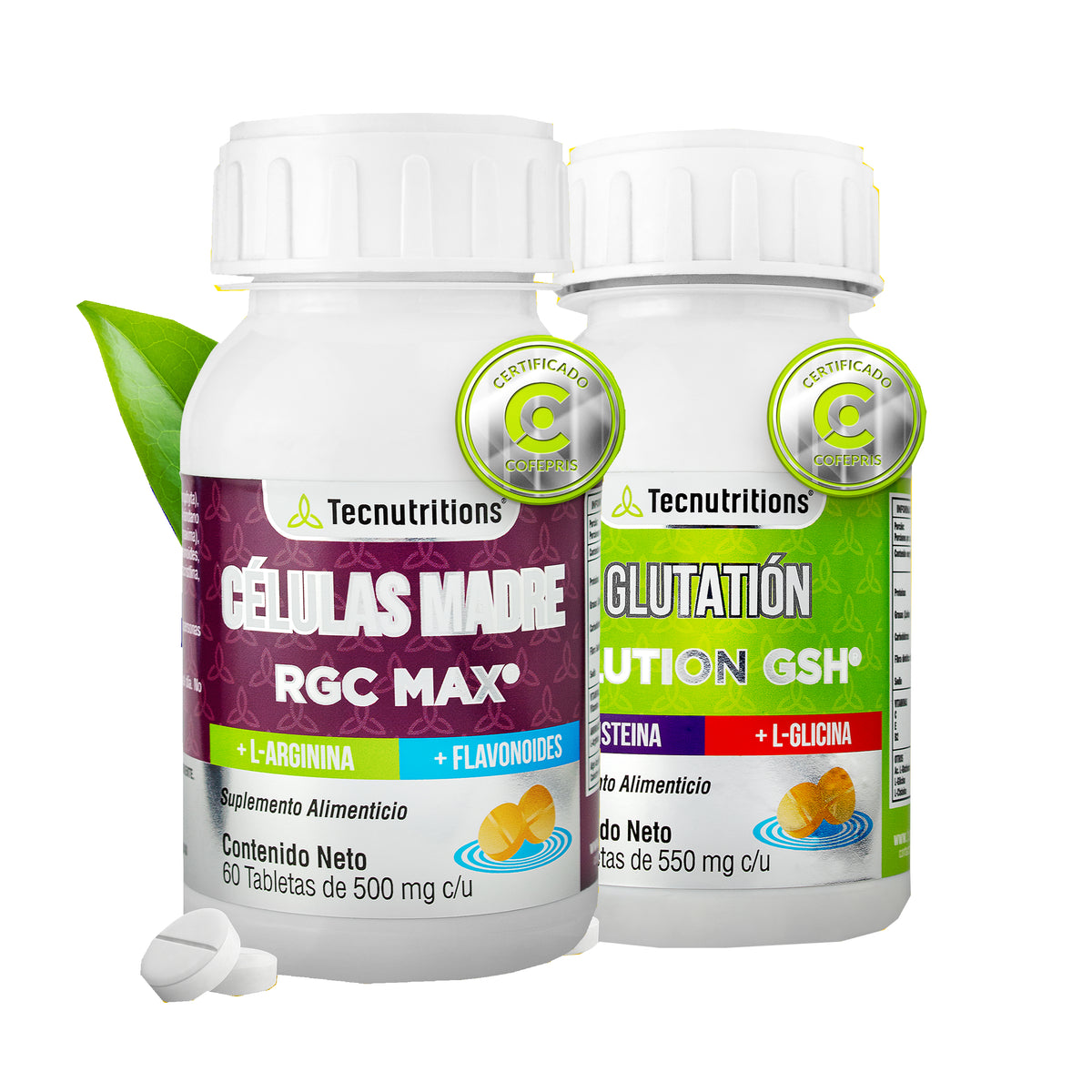 Santo Grial de la Salud Perfecta, Células Madre RGC Max + Glutatión