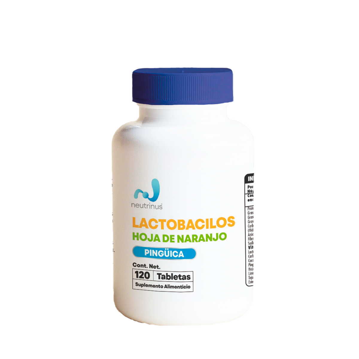 Lactobacilos – Salud Digestiva y Flora Intestinal | Neutrinus Plus 120 Tabletas