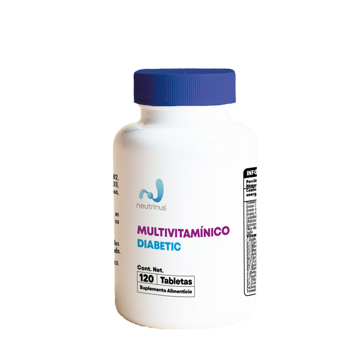 Multivitamínico para Diabético – Apoyo Nutricional y Bienestar | Neutrinus Plus 120 Tabletas