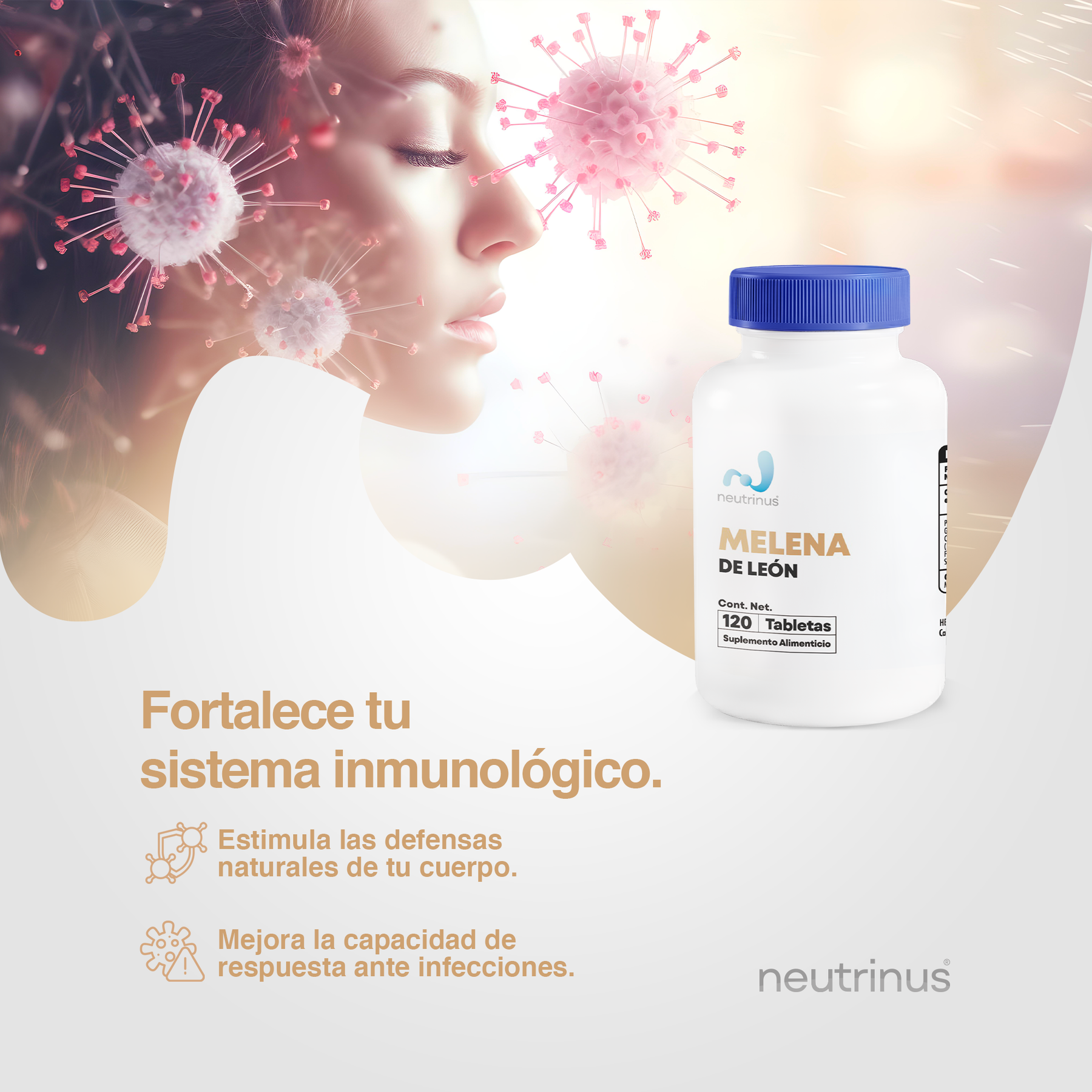MELENA DE LEÓN TABLETAS NEUTRINUS PLUS