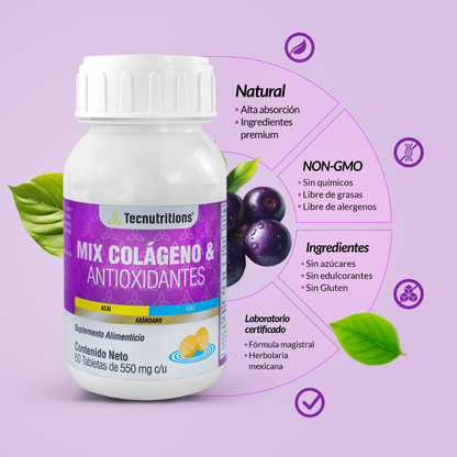Mix Colágeno y Antioxidantes