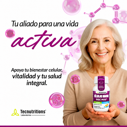 Tecnutritions Células Madre RGC Max - Regeneración Celular y Antienvejecimiento