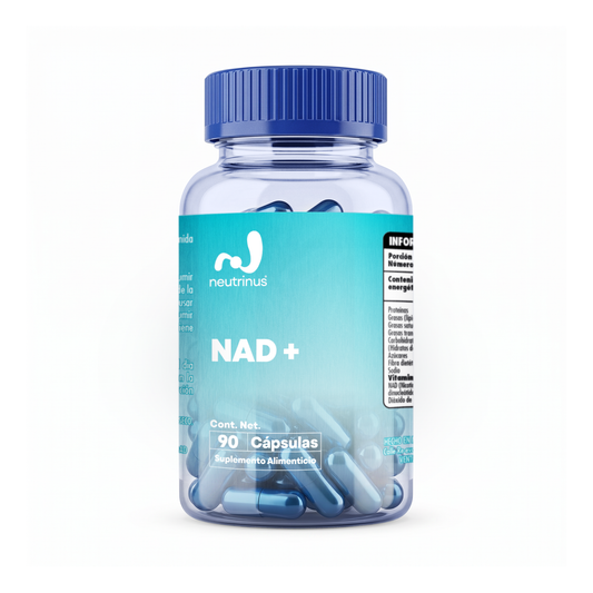 NAD+ – Energía y Longevidad Celular | Neutrinus Plus 90 Cápsulas