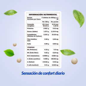 Food supplement with vitamins, antioxidants and fiber, Nopal with Neem Complex, 60 tabl