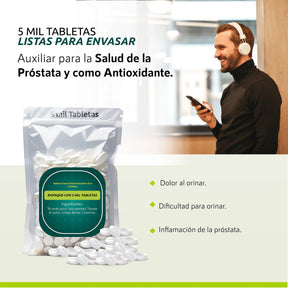 Tableta Granel Salud Masculina De La Próstata