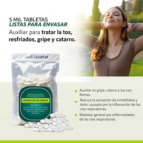 Tableta Granel Pulmo Power® Pulmones, Bronquios Vías Resp