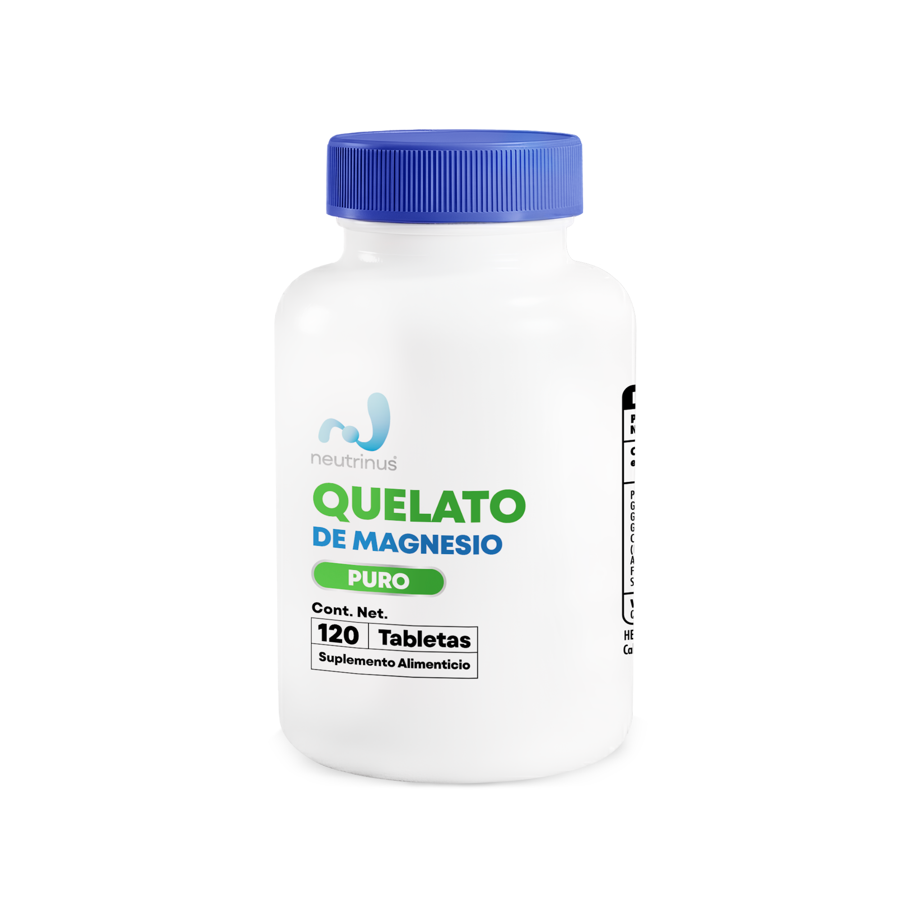 Quelato de Magnesio – Relajación, Estrés y Descanso | Neutrinus Plus 120 Tabletas
