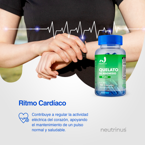 Quelato de Magnesio – Relajación, Estrés y Descanso | Neutrinus Plus 90 Cápsulas
