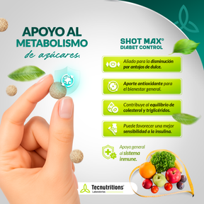 Tableta Granel Shot Max® Diabet Control Diabetes