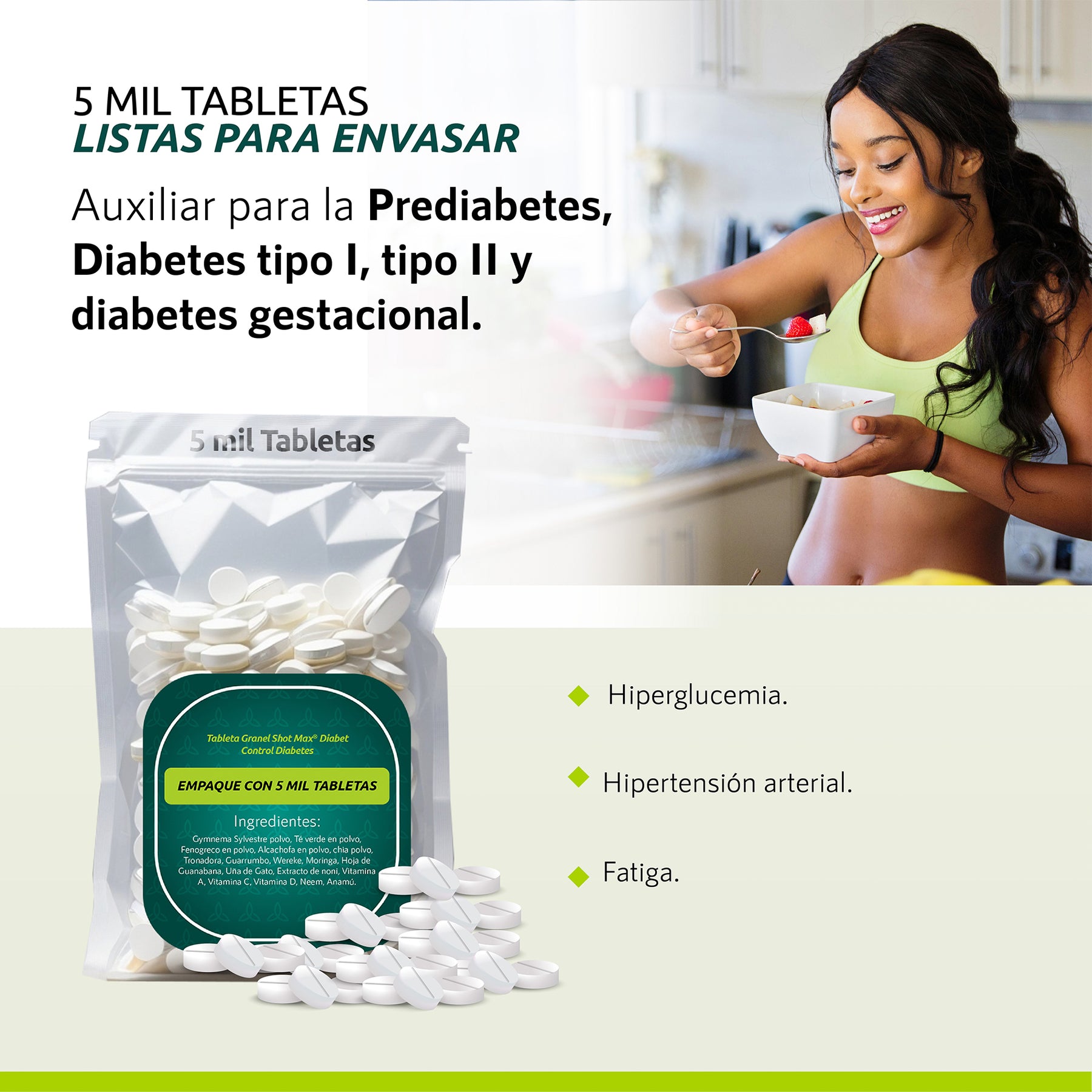 Tableta Granel Shot Max® Diabet Control Diabetes