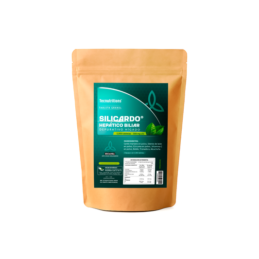 Tableta Granel Silicardo® Hepático Biliar Depurativo Higado