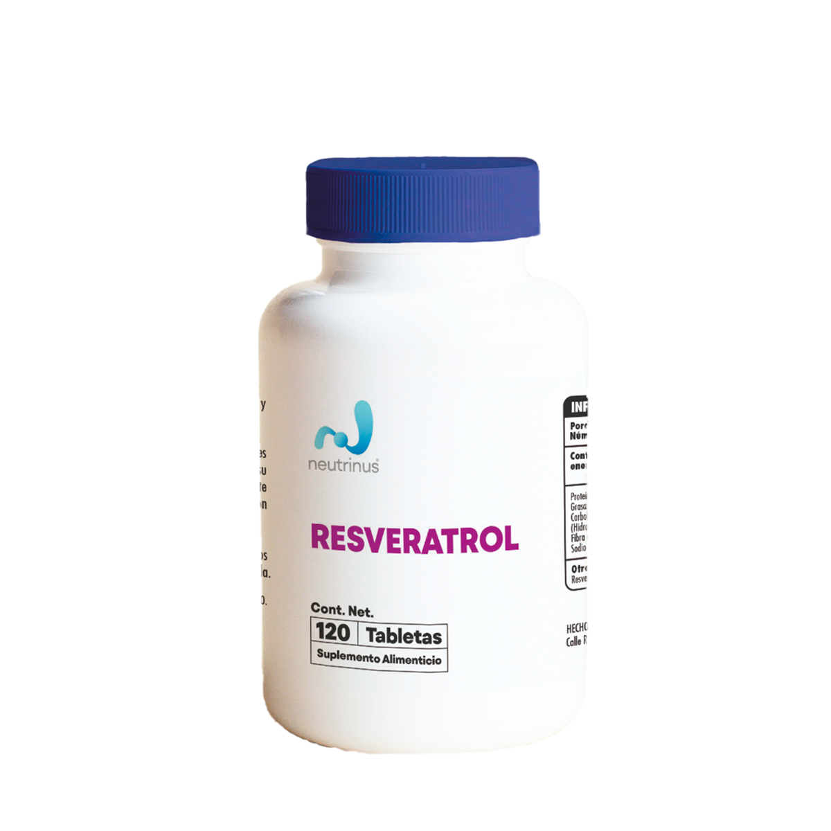 Resveratrol – Antioxidante y Salud Cardiovascular | Neutrinus Plus 120 Tabletas